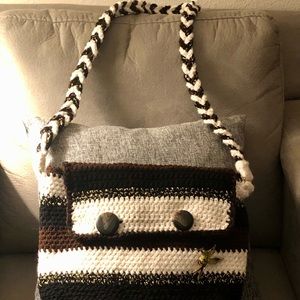 Beautiful Handmade Crocheted Shoulder Bag